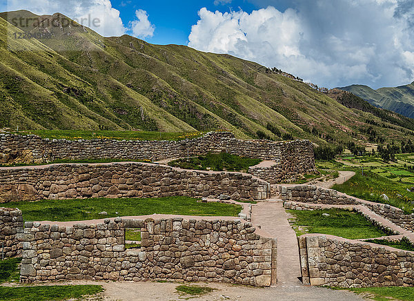 Puka Pukara Ruinen  Region Cusco  Peru  Südamerika