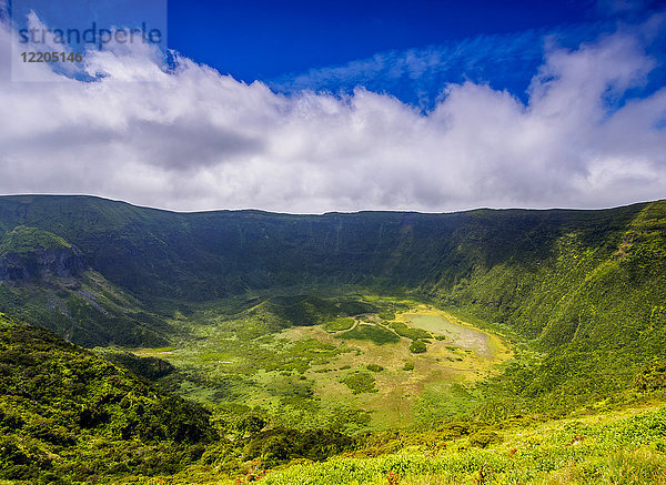 Caldeira  Insel Faial  Azoren  Portugal  Atlantik  Europa