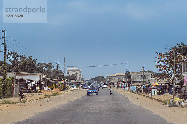 Stadtzentrum Pointe-Noire  Republik Kongo  Afrika