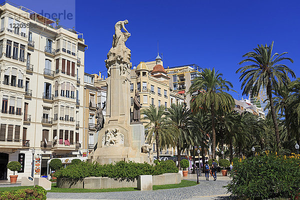 Canalejas-Denkmal  Alicante  Costa Blanca  Spanien  Europa