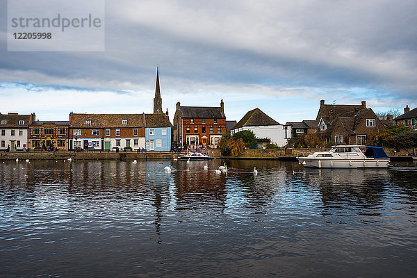 Fluss Great Ouse  St. Ives  Cambridgeshire  England  Vereinigtes Königreich  Europa