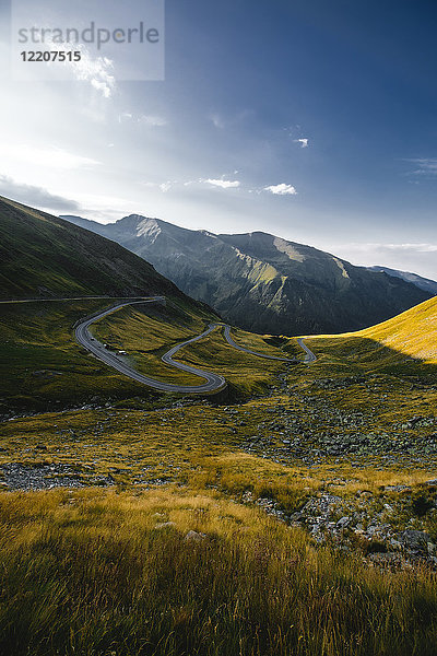 Bergtal-Landschaft  Draja  Vaslui  Rumänien