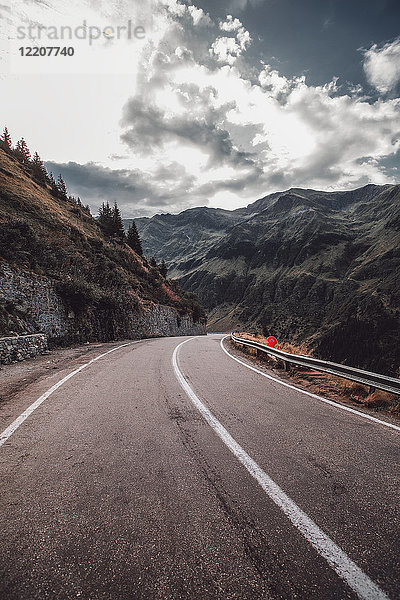 Bergautobahn  Draja  Vaslui  Rumänien