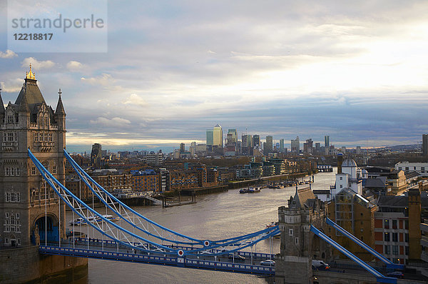 Turmbrücke über die Themse  London  Vereinigtes Königreich  Europa