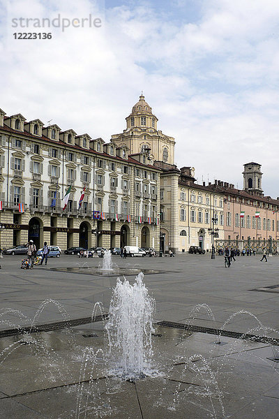 Piazza Castello  Turin  Italien