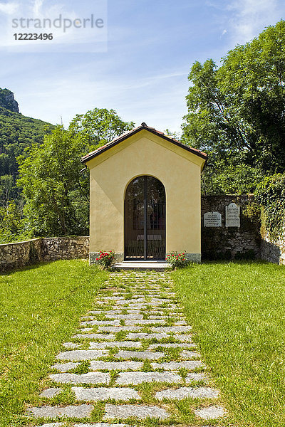 Garten der Erinnerung  Giardino della memoria  Sacro Monte in Varese  Lombardei  Italien