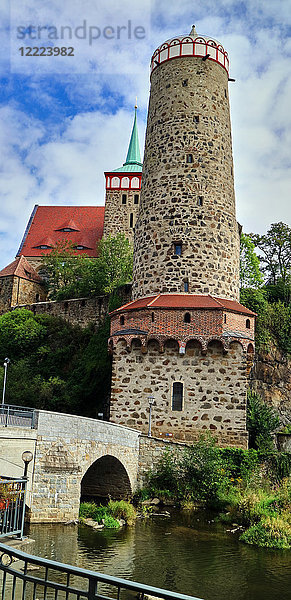 Europa  Deutschland  Sachsen  Bautzen  Die alte Stadt  Der Alte WasserkunstTurm