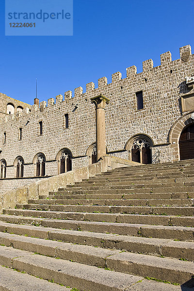 Papstpalast  Viterbo  Latium  Italien