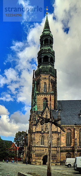 Europa  Deutschland  Sachsen  Zwickau  die Altstadt  die Kathedrale Unserer Lieben Frau