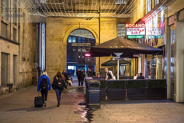 VEREINIGTES KÖNIGREICH  SCHOTTLAND  GLASGOW  MARCHANT CITY  STADTZENTRUM