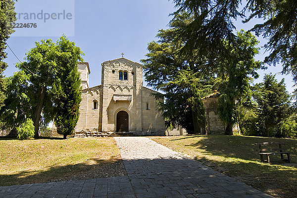 Kirche im Park der Sassi von Roccamalatina  Guiglia  Emilia Romagna  Italien