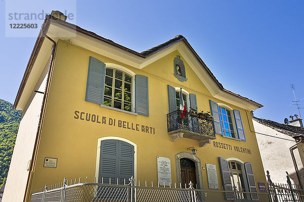 Gemäldegalerie und Schule der Schönen Künste Rossetti Valentini  Santa Maria Maggiore  Vigezzo-Tal  Piemont  Italien