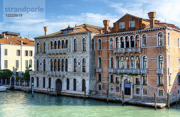 Italien  Venetien  Venedig  Canal Grande von der Accademia-Brücke aus