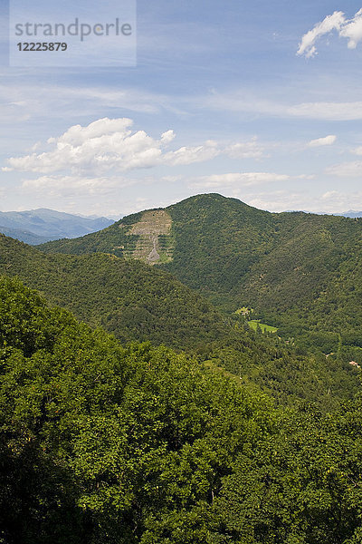 Landschaft  Sacro Monte in Varese  Lombardei  Italien