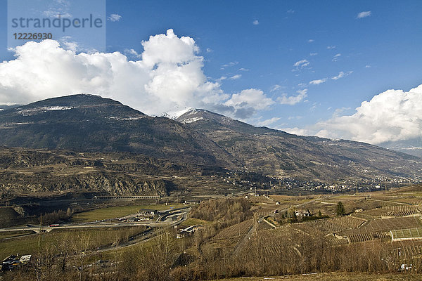 Umgebung von Sarre  Aosta-Tal  Italien