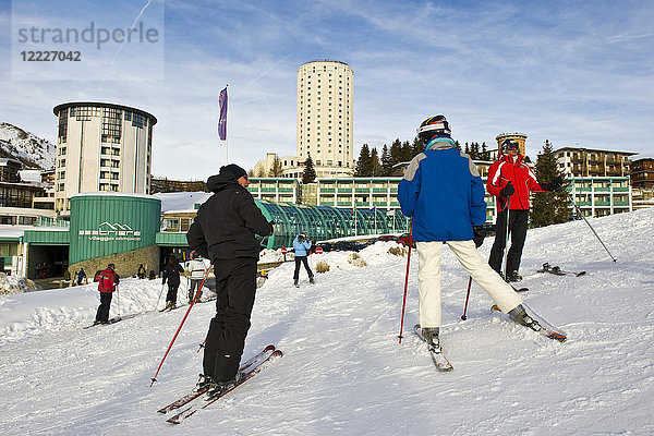 Sestriere  Provinz Turin  Piemont  Italien