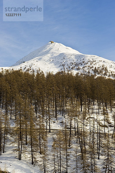 Landschaft  Sestriere  Provinz Turin  Piemont  Italien