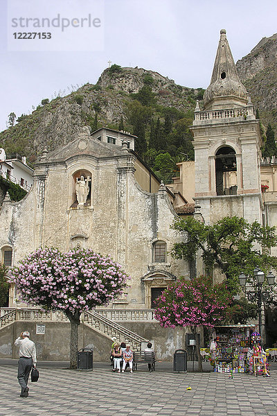 Taormina  Provinz Messina  Sizilien  Italien