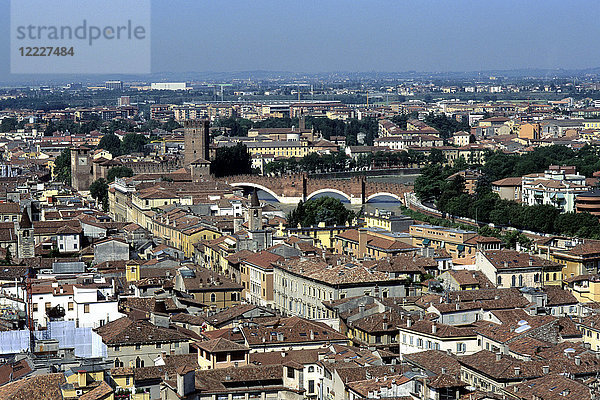 Italien  Venetien  Verona  Blick vom Lamberti-Turm