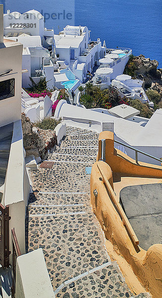 Europa  Griechenland  Die Kykladen  Ägäisches Meer  Insel Santorin  Stadt Oia