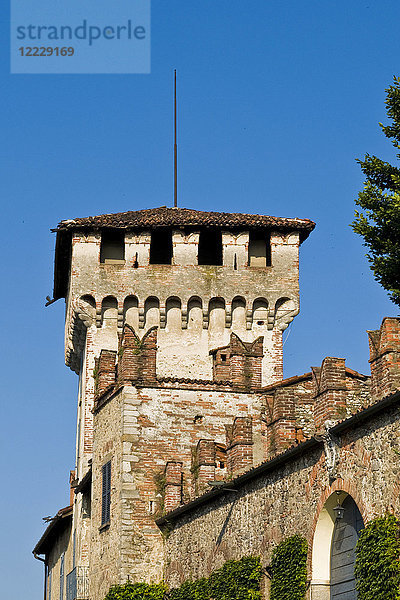 Schloss Visconti San Vito  Somma Lombardo  Provinz Varese  Lombardei  Italien