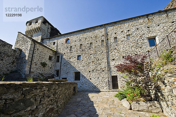 Schloss Visconteo  Vogogna  Piemont  Italien