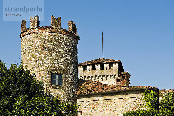 Schloss Visconti San Vito  Somma Lombardo  Provinz Varese  Lombardei  Italien