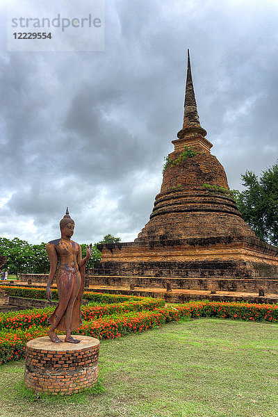 Asien  Thailand  Sukhothai Historical Park  Wat Sa Si Tempel