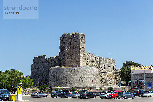 Italien  Apulien  Monte Sant'Angelo  die Burg