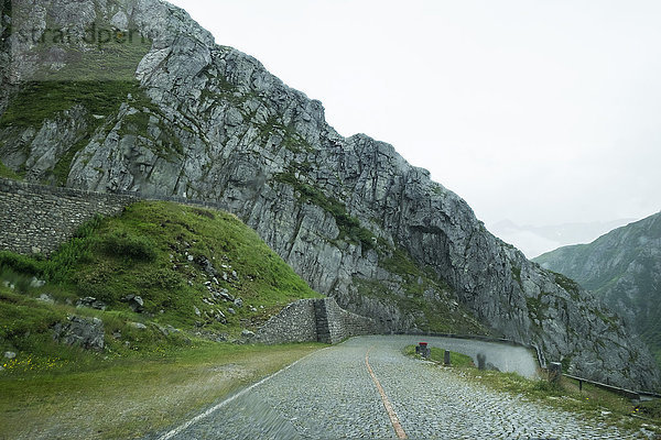 Schweiz  Kanton Tessin  Tremola Straße