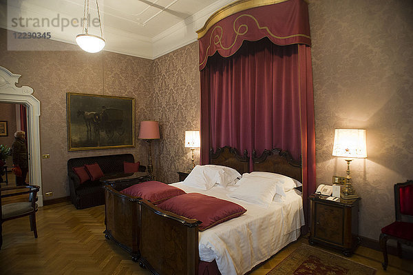 Italien  Mailand  Lombardei  Grand Hotel Milano. Wohnung  in der Giuseppe Verdi und seine Frau Giuseppina Strepponi lebten. innen
