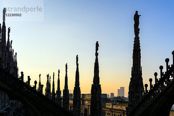 Italien  Lombardei  Mailand  Turm des Doms