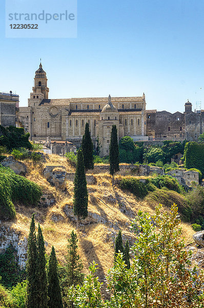 Italien  Apulien  Gravina in Apulien  Stadtbild mit Kathedrale