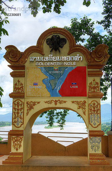 Asien  Thailand  Chiang Saen  das Goldene Dreieck