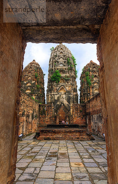 Asien  Thailand  Sukhothai Historischer Park  Wat Si Sawai-Tempel