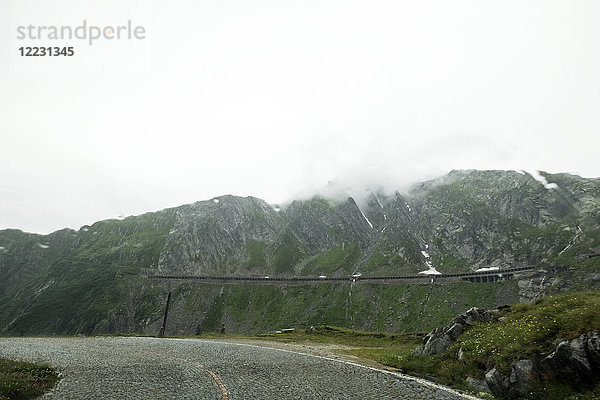 Schweiz  Kanton Tessin  Tremola Straße