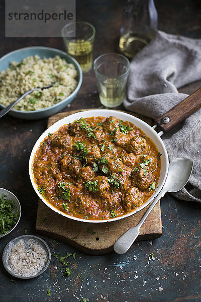 Würziges Fleischbällchen-Curry