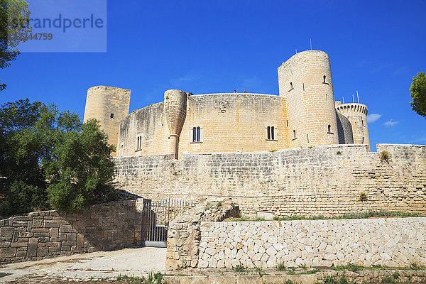 Schloss Bellver  Palma de Mallorca  Mallorca (Mallorca)  Balearische Inseln  Spanien  Europa