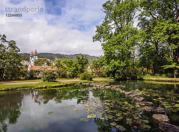 Terra Nostra Park  Furnas  Insel Sao Miguel  Azoren  Portugal  Atlantik  Europa