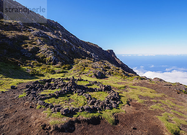 Berghang des Pico  Insel Pico  Azoren  Portugal  Atlantik  Europa