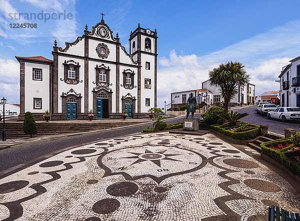 Kirche von Sao Jorge  Nordeste  Insel Sao Miguel  Azoren  Portugal  Atlantik  Europa