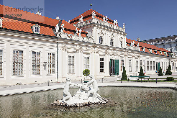Schloss Unteres Belvedere  UNESCO-Weltkulturerbe  Wien  Österreich  Europa