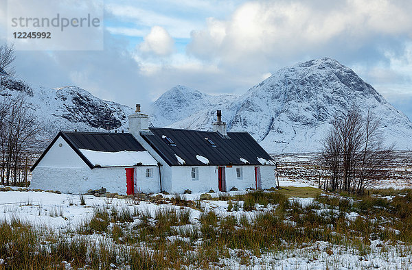 Blackrock Cottage  Glencoe  Region Highland  Schottland  Europa