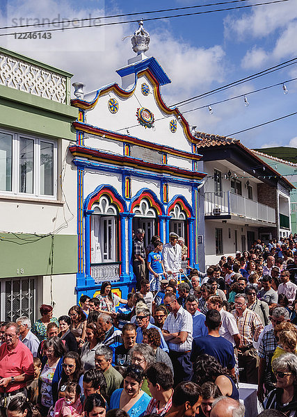 Festas do Espirito Santo  Fest des Heiligen Geistes  Riberinha  Insel Terceira  Azoren  Portugal  Atlantik  Europa