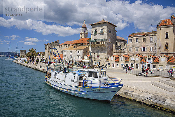 Altstadt von Trogir  UNESCO-Weltkulturerbe  Kroatien  Europa