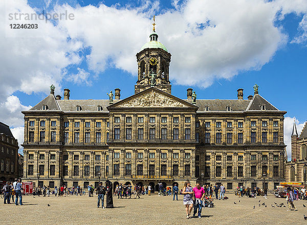 Der Königliche Palast am Dam-Platz  Amsterdam  Niederlande  Europa