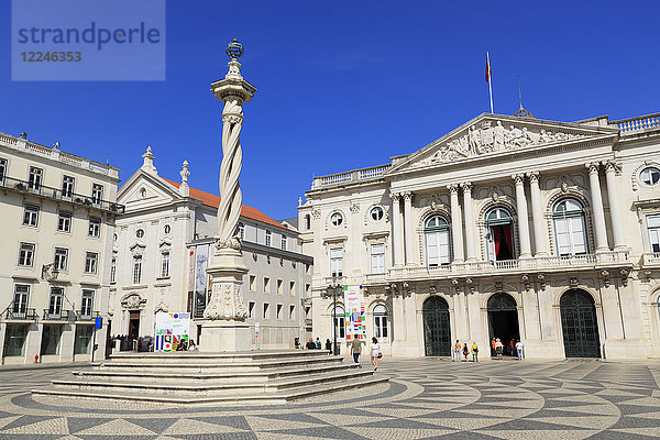 Rathaus  Stadtplatz  Lissabon  Portugal  Europa