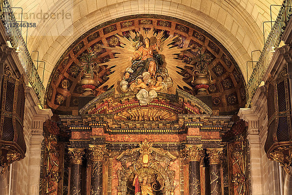 Kirche San Jorge  Stadt La Coruna  Galicien  Spanien  Europa