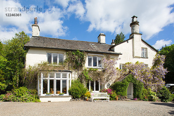 Rydal Mount  Wordsworth's Home  Rydal  Lake District  Cumbria  England  Vereinigtes Königreich  Europa