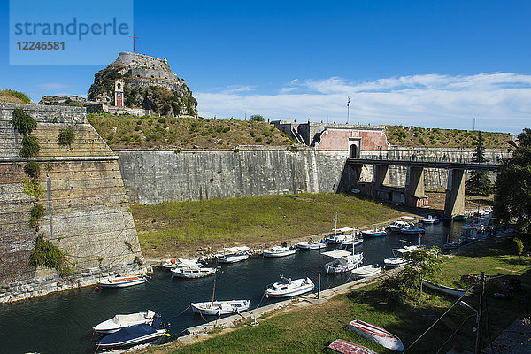 Alte Festung von Korfu-Stadt  Korfu  Ionische Inseln  Griechische Inseln  Griechenland  Europa